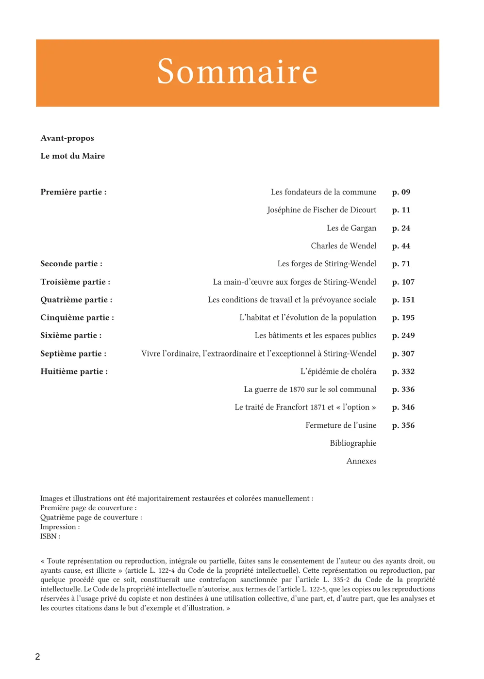 Page du livre